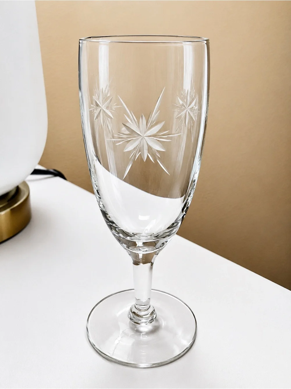 Vintage Susquehanna Six Point Star Sherry Glasses - MCM - Set of 8